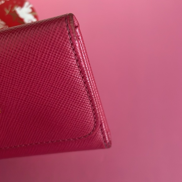 Prada Pink Saffiano Key Holder - Picture 3 of 15